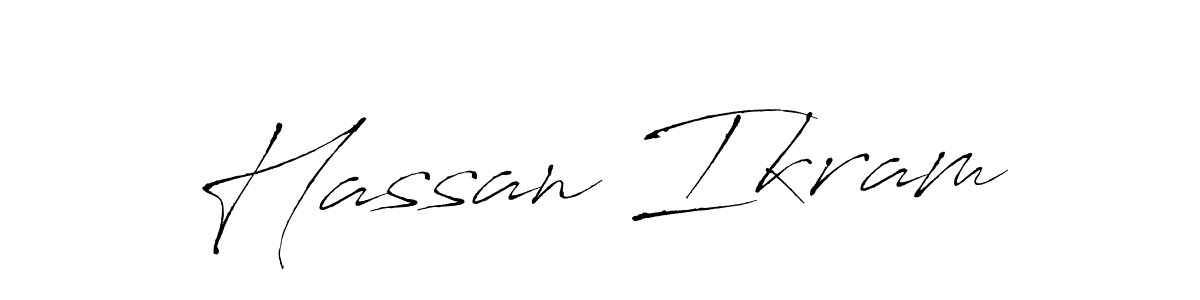 You should practise on your own different ways (Antro_Vectra) to write your name (Hassan Ikram) in signature. don't let someone else do it for you. Hassan Ikram signature style 6 images and pictures png