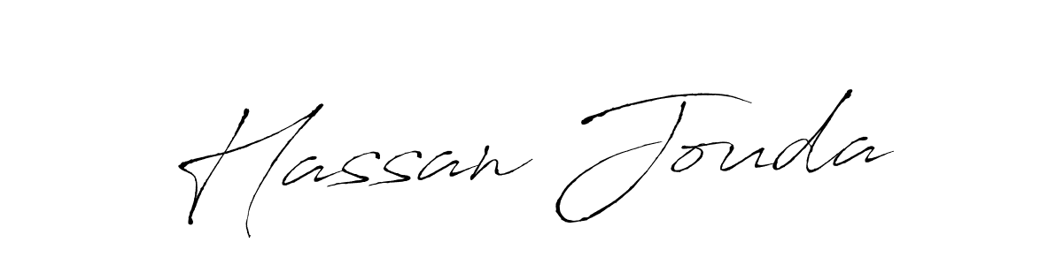 Also we have Hassan Jouda name is the best signature style. Create professional handwritten signature collection using Antro_Vectra autograph style. Hassan Jouda signature style 6 images and pictures png