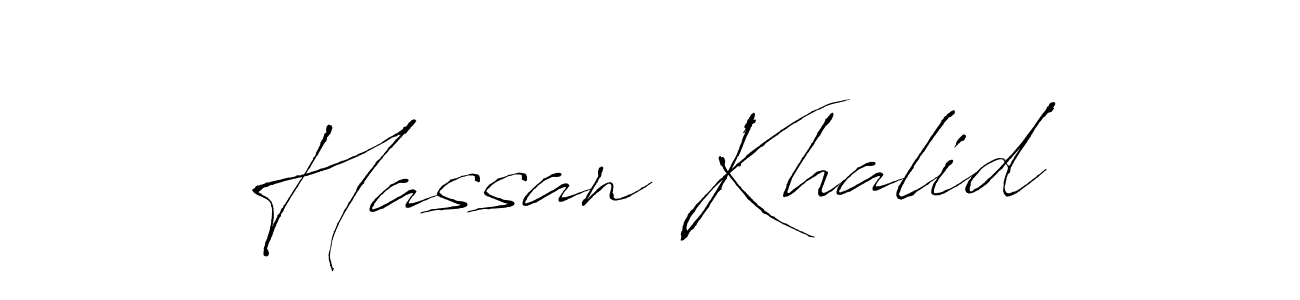 Antro_Vectra is a professional signature style that is perfect for those who want to add a touch of class to their signature. It is also a great choice for those who want to make their signature more unique. Get Hassan Khalid name to fancy signature for free. Hassan Khalid signature style 6 images and pictures png