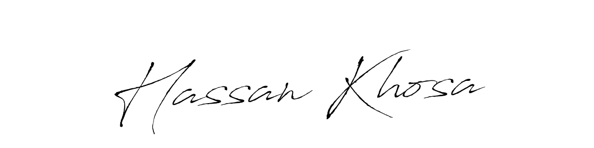 Hassan Khosa stylish signature style. Best Handwritten Sign (Antro_Vectra) for my name. Handwritten Signature Collection Ideas for my name Hassan Khosa. Hassan Khosa signature style 6 images and pictures png