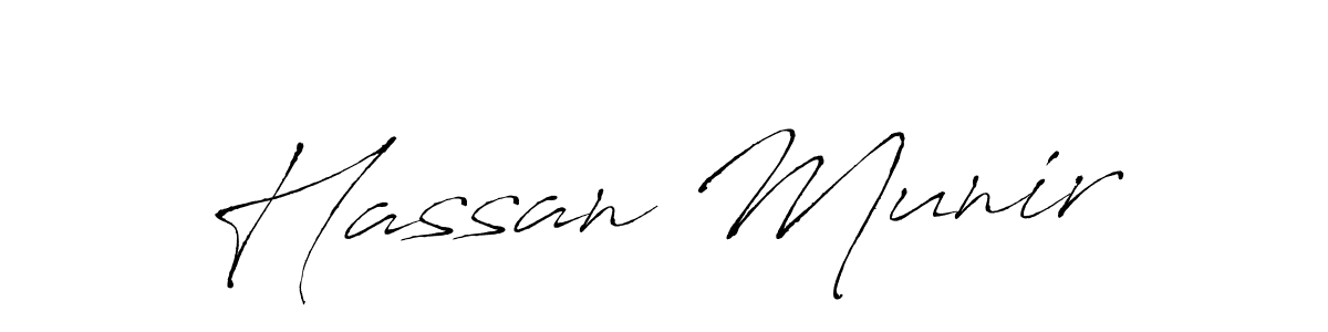 Use a signature maker to create a handwritten signature online. With this signature software, you can design (Antro_Vectra) your own signature for name Hassan Munir. Hassan Munir signature style 6 images and pictures png