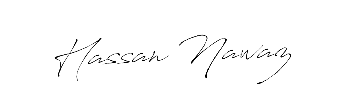 Design your own signature with our free online signature maker. With this signature software, you can create a handwritten (Antro_Vectra) signature for name Hassan Nawaz. Hassan Nawaz signature style 6 images and pictures png