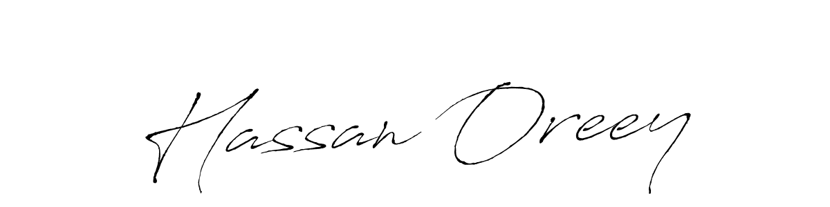 Hassan Oreey stylish signature style. Best Handwritten Sign (Antro_Vectra) for my name. Handwritten Signature Collection Ideas for my name Hassan Oreey. Hassan Oreey signature style 6 images and pictures png