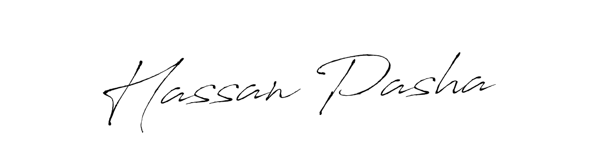 Hassan Pasha stylish signature style. Best Handwritten Sign (Antro_Vectra) for my name. Handwritten Signature Collection Ideas for my name Hassan Pasha. Hassan Pasha signature style 6 images and pictures png