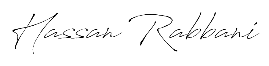 An effortless, minimalist signature concept for Hassan Rabbani using Antro_Vectra design. Clean lines that look great on any document. Hassan Rabbani signature style 6 images and pictures png