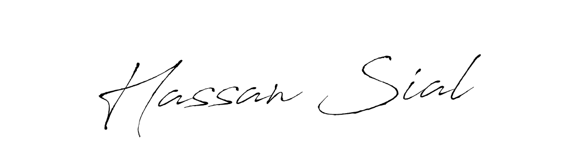 Hassan Sial stylish signature style. Best Handwritten Sign (Antro_Vectra) for my name. Handwritten Signature Collection Ideas for my name Hassan Sial. Hassan Sial signature style 6 images and pictures png