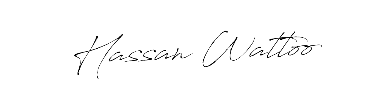 You should practise on your own different ways (Antro_Vectra) to write your name (Hassan Wattoo) in signature. don't let someone else do it for you. Hassan Wattoo signature style 6 images and pictures png