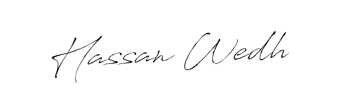 How to make Hassan Wedh signature? Antro_Vectra is a professional autograph style. Create handwritten signature for Hassan Wedh name. Hassan Wedh signature style 6 images and pictures png