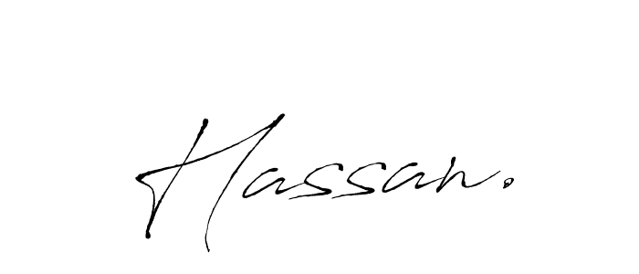 Also we have Hassan. name is the best signature style. Create professional handwritten signature collection using Antro_Vectra autograph style. Hassan. signature style 6 images and pictures png