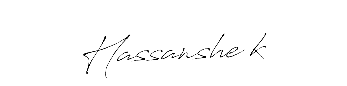 How to make Hassansheık name signature. Use Antro_Vectra style for creating short signs online. This is the latest handwritten sign. Hassansheık signature style 6 images and pictures png