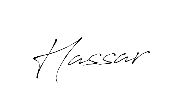 How to make Hassar signature? Antro_Vectra is a professional autograph style. Create handwritten signature for Hassar name. Hassar signature style 6 images and pictures png