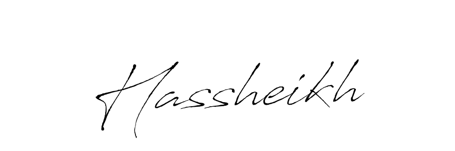 How to make Hassheikh signature? Antro_Vectra is a professional autograph style. Create handwritten signature for Hassheikh name. Hassheikh signature style 6 images and pictures png