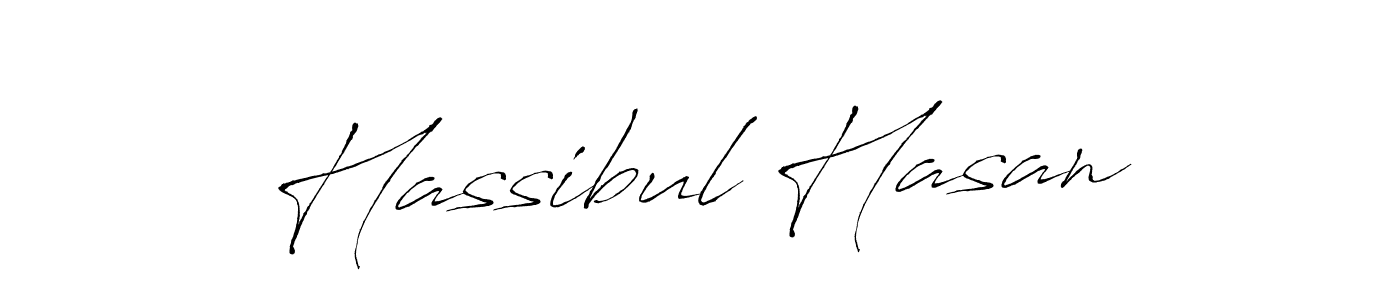 Design your own signature with our free online signature maker. With this signature software, you can create a handwritten (Antro_Vectra) signature for name Hassibul Hasan. Hassibul Hasan signature style 6 images and pictures png