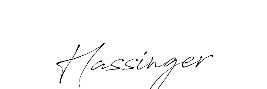 How to make Hassinger signature? Antro_Vectra is a professional autograph style. Create handwritten signature for Hassinger name. Hassinger signature style 6 images and pictures png