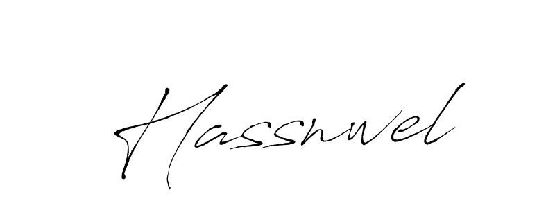 Make a beautiful signature design for name Hassnwel. With this signature (Antro_Vectra) style, you can create a handwritten signature for free. Hassnwel signature style 6 images and pictures png