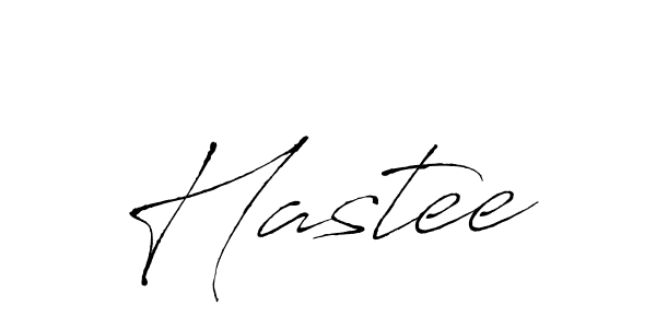 How to make Hastee signature? Antro_Vectra is a professional autograph style. Create handwritten signature for Hastee name. Hastee signature style 6 images and pictures png