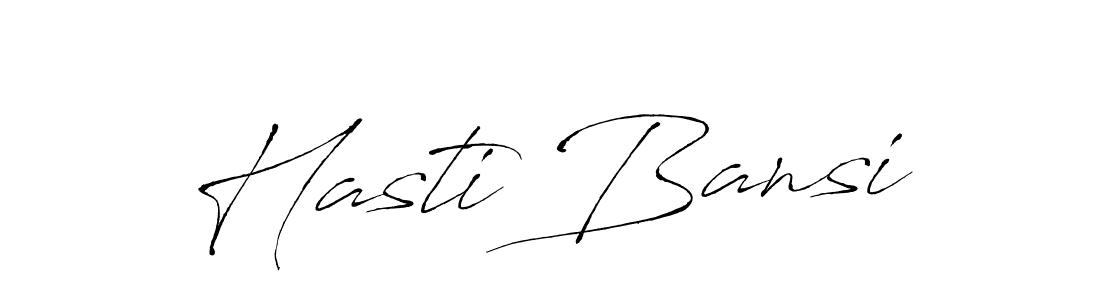 Also we have Hasti Bansi name is the best signature style. Create professional handwritten signature collection using Antro_Vectra autograph style. Hasti Bansi signature style 6 images and pictures png