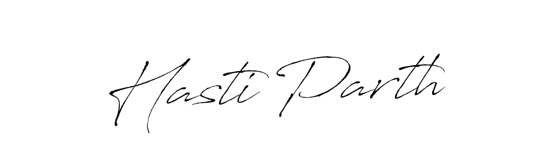 Similarly Antro_Vectra is the best handwritten signature design. Signature creator online .You can use it as an online autograph creator for name Hasti Parth. Hasti Parth signature style 6 images and pictures png