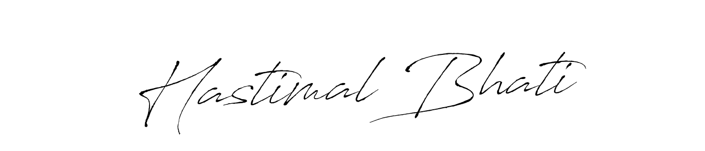 Similarly Antro_Vectra is the best handwritten signature design. Signature creator online .You can use it as an online autograph creator for name Hastimal Bhati. Hastimal Bhati signature style 6 images and pictures png