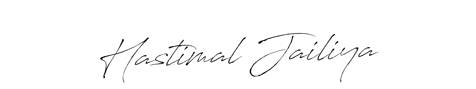 Create a beautiful signature design for name Hastimal Jailiya. With this signature (Antro_Vectra) fonts, you can make a handwritten signature for free. Hastimal Jailiya signature style 6 images and pictures png