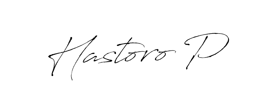 Make a beautiful signature design for name Hastoro P. With this signature (Antro_Vectra) style, you can create a handwritten signature for free. Hastoro P signature style 6 images and pictures png