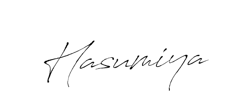 Make a beautiful signature design for name Hasumiya. With this signature (Antro_Vectra) style, you can create a handwritten signature for free. Hasumiya signature style 6 images and pictures png