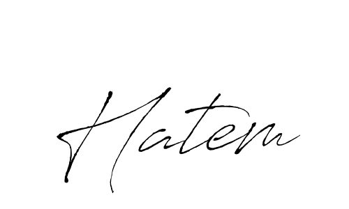 Hatem stylish signature style. Best Handwritten Sign (Antro_Vectra) for my name. Handwritten Signature Collection Ideas for my name Hatem. Hatem signature style 6 images and pictures png