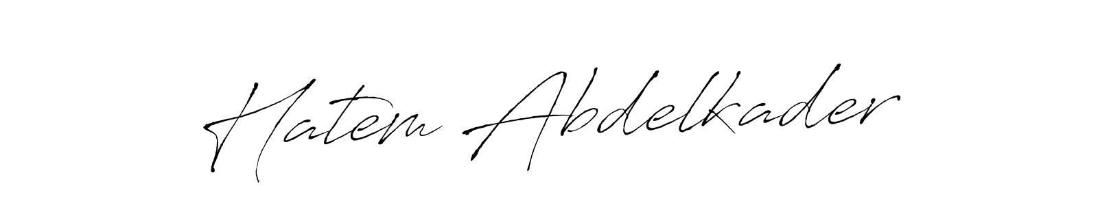 You should practise on your own different ways (Antro_Vectra) to write your name (Hatem Abdelkader) in signature. don't let someone else do it for you. Hatem Abdelkader signature style 6 images and pictures png