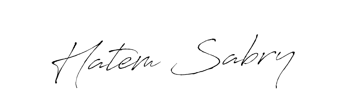 The best way (Antro_Vectra) to make a short signature is to pick only two or three words in your name. The name Hatem Sabry include a total of six letters. For converting this name. Hatem Sabry signature style 6 images and pictures png