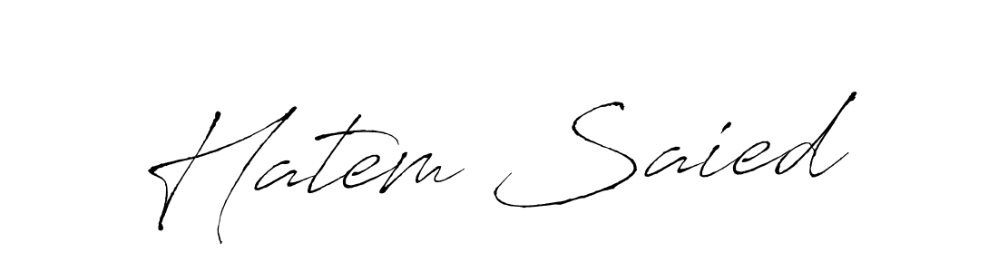 You should practise on your own different ways (Antro_Vectra) to write your name (Hatem Saied) in signature. don't let someone else do it for you. Hatem Saied signature style 6 images and pictures png