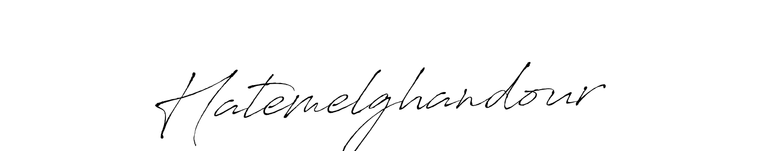 The best way (Antro_Vectra) to make a short signature is to pick only two or three words in your name. The name Hatemelghandour include a total of six letters. For converting this name. Hatemelghandour signature style 6 images and pictures png