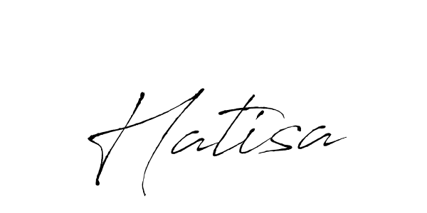 Use a signature maker to create a handwritten signature online. With this signature software, you can design (Antro_Vectra) your own signature for name Hatisa. Hatisa signature style 6 images and pictures png