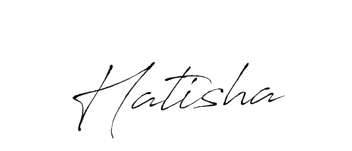 Use a signature maker to create a handwritten signature online. With this signature software, you can design (Antro_Vectra) your own signature for name Hatisha. Hatisha signature style 6 images and pictures png