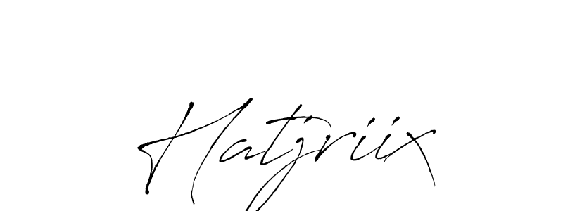 Design your own signature with our free online signature maker. With this signature software, you can create a handwritten (Antro_Vectra) signature for name Hatjriix. Hatjriix signature style 6 images and pictures png