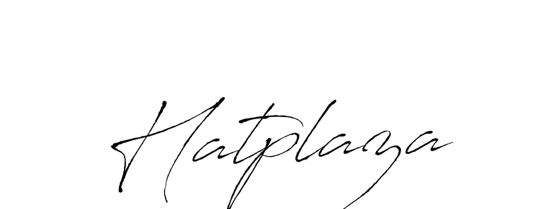 Hatplaza stylish signature style. Best Handwritten Sign (Antro_Vectra) for my name. Handwritten Signature Collection Ideas for my name Hatplaza. Hatplaza signature style 6 images and pictures png