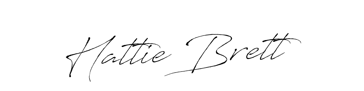 You should practise on your own different ways (Antro_Vectra) to write your name (Hattie Brett) in signature. don't let someone else do it for you. Hattie Brett signature style 6 images and pictures png