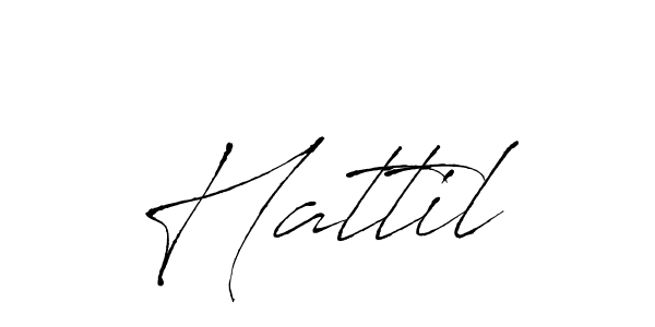 You should practise on your own different ways (Antro_Vectra) to write your name (Hattil) in signature. don't let someone else do it for you. Hattil signature style 6 images and pictures png