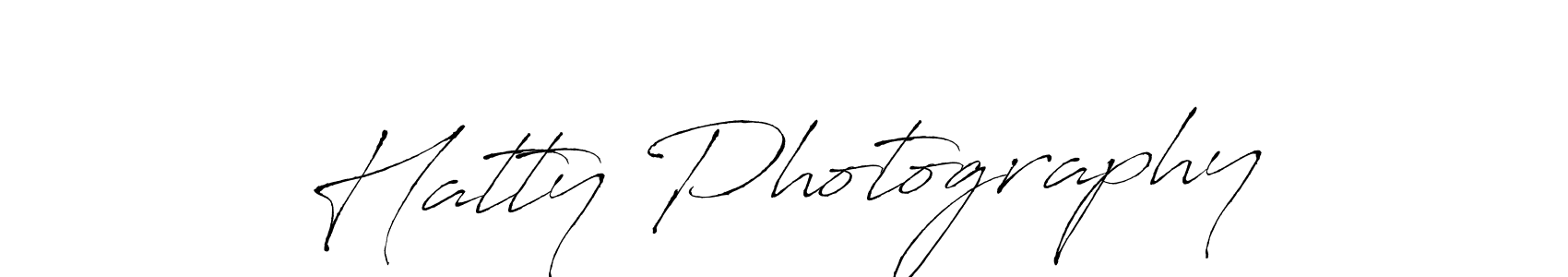 You should practise on your own different ways (Antro_Vectra) to write your name (Hatty Photography) in signature. don't let someone else do it for you. Hatty Photography signature style 6 images and pictures png