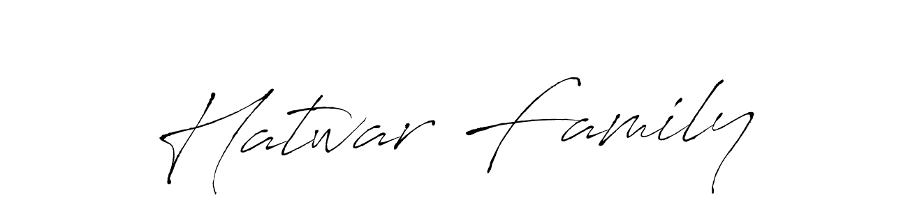 The best way (Antro_Vectra) to make a short signature is to pick only two or three words in your name. The name Hatwar Family include a total of six letters. For converting this name. Hatwar Family signature style 6 images and pictures png