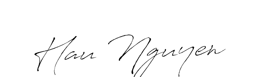 This is the best signature style for the Hau Nguyen name. Also you like these signature font (Antro_Vectra). Mix name signature. Hau Nguyen signature style 6 images and pictures png