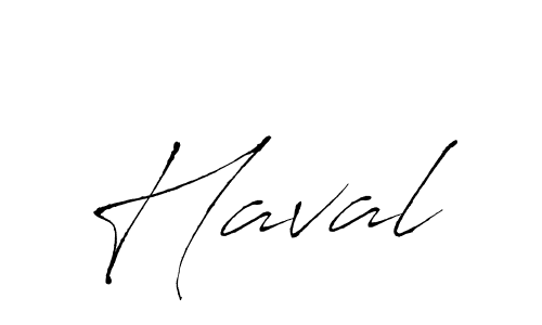 Design your own signature with our free online signature maker. With this signature software, you can create a handwritten (Antro_Vectra) signature for name Haval. Haval signature style 6 images and pictures png