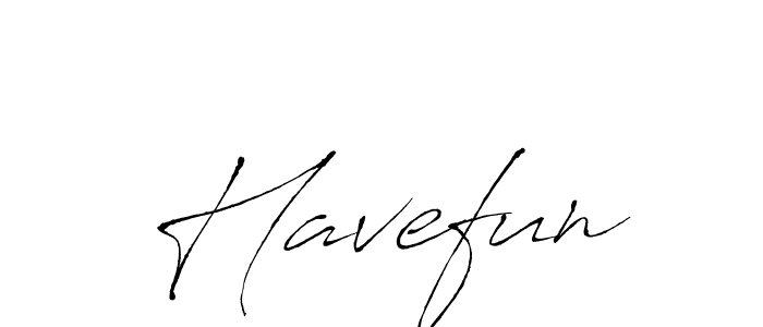 How to make Havefun name signature. Use Antro_Vectra style for creating short signs online. This is the latest handwritten sign. Havefun signature style 6 images and pictures png