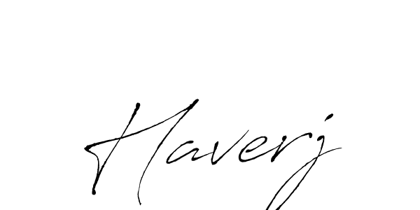 How to make Haverj name signature. Use Antro_Vectra style for creating short signs online. This is the latest handwritten sign. Haverj signature style 6 images and pictures png