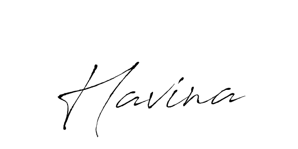 Havina stylish signature style. Best Handwritten Sign (Antro_Vectra) for my name. Handwritten Signature Collection Ideas for my name Havina. Havina signature style 6 images and pictures png