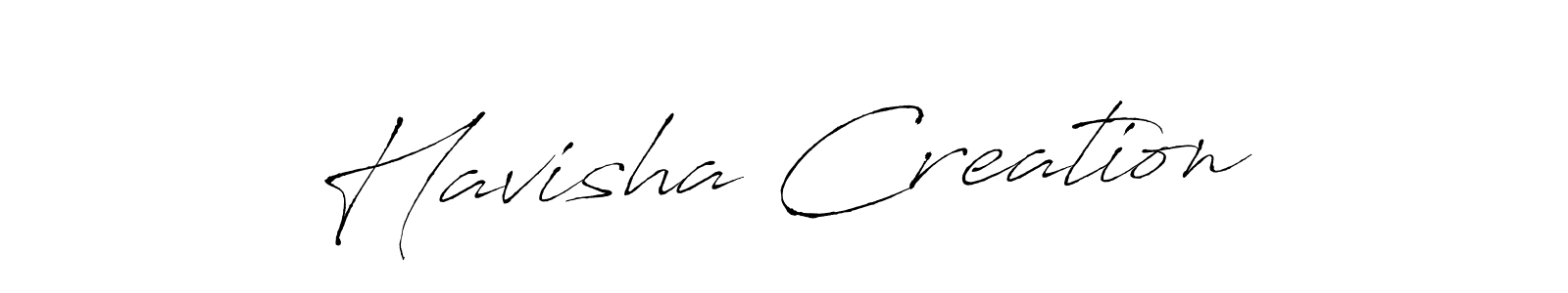 Havisha Creation stylish signature style. Best Handwritten Sign (Antro_Vectra) for my name. Handwritten Signature Collection Ideas for my name Havisha Creation. Havisha Creation signature style 6 images and pictures png