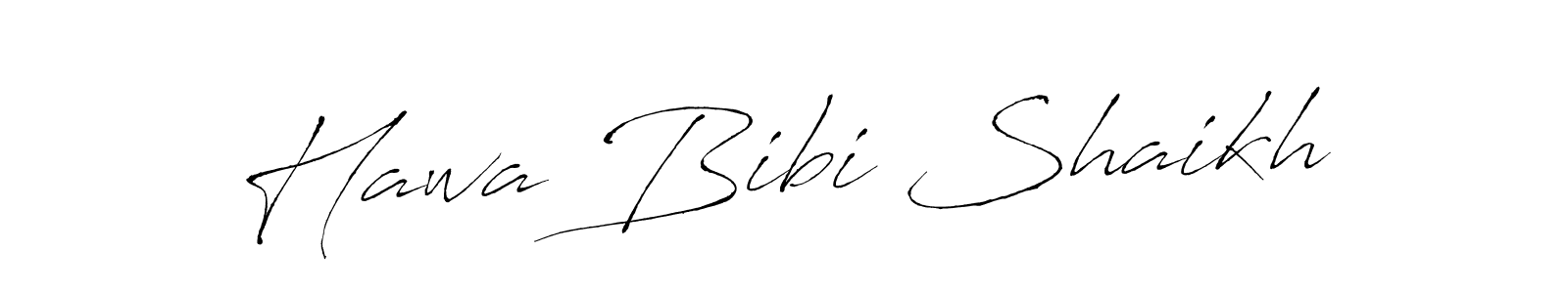 Make a beautiful signature design for name Hawa Bibi Shaikh. Use this online signature maker to create a handwritten signature for free. Hawa Bibi Shaikh signature style 6 images and pictures png