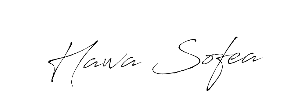 Make a beautiful signature design for name Hawa Sofea. With this signature (Antro_Vectra) style, you can create a handwritten signature for free. Hawa Sofea signature style 6 images and pictures png
