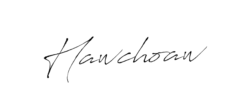 Design your own signature with our free online signature maker. With this signature software, you can create a handwritten (Antro_Vectra) signature for name Hawchoaw. Hawchoaw signature style 6 images and pictures png
