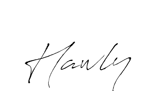 How to make Hawly name signature. Use Antro_Vectra style for creating short signs online. This is the latest handwritten sign. Hawly signature style 6 images and pictures png