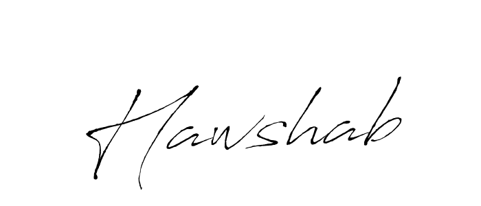 Make a beautiful signature design for name Hawshab. With this signature (Antro_Vectra) style, you can create a handwritten signature for free. Hawshab signature style 6 images and pictures png